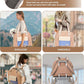Expandable Pet Carrier Backpack, Cat Carrier Backpacks with Breathable Mesh for Cats Small Dogs Puppies Up to 25 Lbs Airline Approved Waterproof Travel Carrier with Safety Buckle for Hiking & Flights