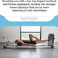 AeroPilates Reformer Home Workout Equipment, Pilates Machine w/Resistance