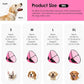 Large Dog Soft Cone Recovery Collar, Comfortable Dog Head Cone Collar for Large Dogs, Pet Surgery Cone Soft Neck Protector, Pink L