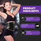 60 Meters Black Osmotic Plastic Body Wrap,Workout & Sweat Enhancer Stomach Film Body Applicator Power Wrap,DIY Sauna Wrap(2 Rolls)