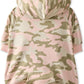 Rocky – The Orginal Lightweight Hooded TEE 100% Organic Cotton Dog Hoodie Pet Coat Sweater for Small, Medium, Large Dogs, Pink Camo, Large