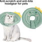 FRIUSATE Cat Cone Collar Soft, Cute Cat Recovery Collar Soft Adjustable Cat Cones to Stop Licking Comfortable Breathable Lightweight Neck Cone for Cats Kittens Pet After Surgery