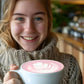 Kuli Kuli Strawberries & Crème Organic Superfood Latte - Strawberry Flavor. Packed with Psyllium Husk for Digestive Support with Hibiscus and Baobab