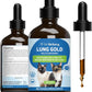 Pet Wellbeing Lung Gold for Cats - Lung Immune Support, Lower Respiratory Health, Open Airways, Normal Breathing, Reishi, Coptis - Veterinarian-Formulated Herbal Supplement - 4 oz (118 ml)