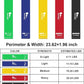 Resistance Bands Set, Himaly Exercise Bands Strength Training Fitness Bands Workout Elastic Bands with Legs Ankle Straps, Door Anchor, Handles & Carry Bag for Home Outdoor Workouts