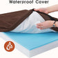 Orthopedic Dog Beds Large Sized Dog, 3 Inch Memory Foam Pet Bed for Medium and Large Dogs, Washable Removable Cover, Nonskid Bottom, Waterproof, 44x32 Inches XXL Brown Grey