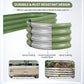 Galvanized Raised Garden Bed Outdoor- 2 Pcs Raised Beds for Gardening| Metal Planter Box, Steel Raised Garden Bed Kit with Gloves for Vegetables, Flower, Herbs (4x2x1FT, Green)