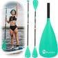 SUP Paddle, Stand Up Paddle Board Paddle Lightweight Adjustable 4-Piece Aluminium Kayak Paddles, Unique Lock Design Floating Alloy Shaft Paddle for Paddle Board