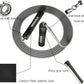 1lb Weighted Jump Ropes for Women & Men with 1/2 Pound Jump Rope Cable & Thicker Leather Jump Rope Weighted Handles, Best for Fitness, High-Intensity Strength Workouts