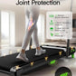 Walking Pad Treadmill, 330lbs Capacity, Compact Walking Pad, 2.5HP Desk Treadmills, 45dB Silent Operation, Foldable Treadmill with Remote Control, for Home Office