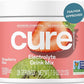 Cure Hydration | Plant-Based Electrolyte Drink Mix | No Added Sugar | FSA-HSA | Dehydration Relief Powder Made with Coconut Water | Non-GMO | Vegan | 28 Servings Jar - Strawberry Kiwi