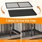 Dog Crate Furniture, Large Dog Crate Furniture, Dog Crate End Table for Large and Medium Dogs, Wooden Cage Kennel Furniture Indoor, Modern Dog Crate with Multi-Purpose Removable Tray