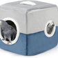 Large Size Parrot Nest House Bed, Winter Warm Bird Snuggle Hut Comfortable Hanging Birds House Cage Hideaway Cave Bed for Large Birds Amazon Parrots African Grey Cockatoos Macaws