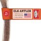 Primal Antlers for Dogs, Grade A Split Elk Antlers for Large Canines 45-60 lb, Natural Chews for Aggressive Chewers, Naturally Shed, Long Lasting Dog Bones, 1 ct