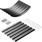 Land Guard 6x3x1.5ft Galvanized Raised Garden Bed Kit, Metal Planter Boxes Outdoor, Oval Metal Raised Garden Bed for Vegetables, Flowers (Dark Gray)