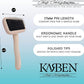 Chris Christensen Karben I Slicker Brush for Dogs, Groom Like a Professional, Ideal For All Coat Types, Remove Shedding Coat, Tangles and Dead Undercoat, 17 mm Stainless Steel Pins, Extra Small