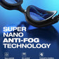 ZIONOR G1 Nava Super Anti-Fog Unisex Swim Goggles Mirror/Bright Smoke Lens