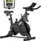 Superun Exercise Bike, Stationary Bikes for Home Gym with 32-Level Magnetic Resistance, 300LBS Capacity Indoor Cycling Bike with Comfortable Seat, LED Display