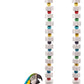 2 Pack 27 Inches Extra Long Bird Chewing Toy, Parrot Beak Grinding Calcium Stone with Bells, Bird Cage Accessories, Cage Toys for Cockatiel Parakeet Parrot Budgies Rat Hamster Rabbit African Grey