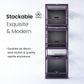 MagicCube 18'' x 18'' x 18'' Reptile Tank with Lock, 24 Gallon Reptile Terrarium with Flip-Up Tempered Glass Door, Top Screen Ventilation for Leopard Gecko - Bottom Not Leakproof
