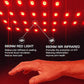 Wireless Red Light Therapy Glove for Hands – 660nm & 850nm Near-Infrared | Pain Relief for Arthritis, Carpal Tunnel, Sore Muscles | 30 LEDs + Built-in Gentle Heating Wires | Breathable | Auto Shut-Off