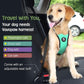 Dog Seat Belt, Safety Vest Dog Car Harness with Adjustable Buckle Dog Seat Belt for Vehicle Nylon Pet Safety Seat Belts Heavy Duty(XL, Lake Blue)