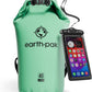 Earth Pak Waterproof Dry Bag - Roll Top Waterproof Backpack Sack Keeps Gear Dry for Kayak with Waterproof Phone Case