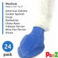 PawZ Rubber Dog Boots for Paws up to 3", 24 Total (2 Packs of 12) - All-Weather Dog Booties for Hot Pavement, Snow, Mud, and Rain - Waterproof, Anti Slip Dog Socks - Medium, Blue