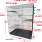 Extra Large 4-Floors with Tight 3/8-Inch Bar Spaing for Ferret Chinchilla Sugar Glider Rats Mice Hamster Gerbil Squirrel Rodent Degu Dagus Small Animal Critter Cage