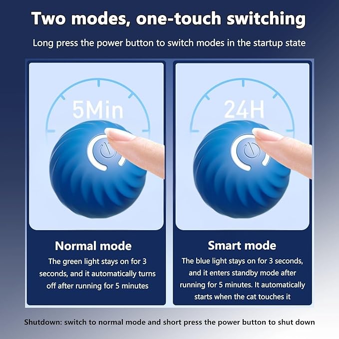 Zoomie Buddy 2.0, Zoomie Buddy for Dogs, 2 in 1 Smart Touch Interactive Dog Balls ＆ Pet Feeder, 2.83" Diameter, Suitable for Small/Medium Dogs, with Fruit Plush Cover (Blue+Orange, Pineapple)