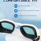 Swim Goggles, Goggles Adult with Swimming Cap, Nose Clip & Ear Plugs, UV Protection Anti-Fog Lens and Case for Adult