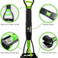 SZHLUX 28" Pooper Scooper, Foldable Dog Pooper Scooper with Unbreakable Material and Durable Spring for Grass and Gravel, Green