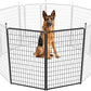 FXW Rollick Unleashed Dog Playpen for Indoor, Yard, RV Camping, 50 inch 2 Panels for Large Dogs, Black│Patented