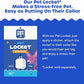 NATPAT Pet Zen Calming Patches for Dogs & Cats – Non-Medicated Effective Stress Relief for Travel, Fireworks & Separation Anxiety - Long Lasting & Non-Toxic (24 Patches) - Locket Sold separetely