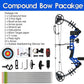 Youth Compound Bow Set 15-45 Lbs for Teens and Beginner, Package with Archery Hunting Equipment, Max Speed 260fps, Adjustable, Right Hand