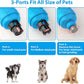 Casfuy Dog Nail Grinder with 2 LED Light - New Version 2-Speed Powerful Electric Pet Nail Trimmer Professional Quiet Painless Paws Grooming & Smoothing for Small Medium Large Dogs(Bright Blue)