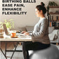 Trideer Yoga Ball – Anti-Burst Exercise Ball for Pregnancy, Office, Birthing, Stretching & Core Workout – Home Gym & Therapy