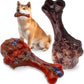 Dog Chew Toys for Aggressive Chewers, Indestructible Dog Toy for for Medium/Large Breed, Tough Nylon Teething Bone Toy to Keep Them Busy,Bacon and Real Beef Flavor (Beef+Bacon Flavor, 2 Pack)