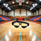 Black Basketball Glasses- Basketball Dribbling Goggles,17 X 6cm Portable Glasses For Dribbling,Comfortable Protective Sports Dribble Specs For Training Team Sports