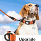 TagME Airtag Dog Collar,Waterproof Reflective Pet Collar with Airtag Holder,Soft Padded and Double D-Rings for Medium Dogs,Orange