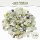 2.5LB Succulent and Cactus Pebbles, 1/5 Inch Jade Pebbles for Indoor Plants, Decorative Gravel for Vases, Bamboo, Succulent, Terrarium, Crafts, Cactus