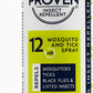 Proven Insect Repellent Spray, Keep Mosquitoes, Ticks and Flies Off, DEET Alternative Repellent, Up to 12-Hour Protection, Great for Camping or Hiking, 6 Ounce, Odorless Spray