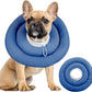 IDOMIK Dog Recovery Collar, Waterproof Soft Dog Cone After Surgery, Comfy Protective Elizabethan Collar Alternative for Dogs Cats, Adjustable Pet Neck Donut Cone Anti-Licking Biting Wounds,Navy,2XL
