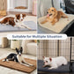 Made4Pets Dog Crate Pad Bed for Extra Large Dogs, Washable & Reversible, Anti-Slip Kennel Mat for Cozy Sleeping, Soft Fluffy Dog Bed for Indoor & Outdoor Use, 48"x30", Gray