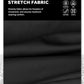 Harrison Howard Horse Fly Mask with Forelock Opening Stretch Breathable and Comfortable for Horses UV -Protection Black M