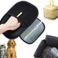 Pet Hair Removal Glove for Cats Dogs, Reusable Electrostatic Gloves Pet Hair Remover Mitt Easy Scrape Pet Hair from Cloth, Rugs, Cat Bed, Car Trunk(1 PC Glove &1 PC Lint Roller)