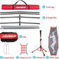 7'X7' Baseball Softball Practice Net,Pitching Net,Batting Net,with Baseball Tee,Bonus Strike Zone and Bow Frame,for Hitting,Pitching, Catching
