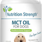MCT Oil for Dogs from Organic Coconuts, Medium Chain Triglycerides with Caprylic Acid & Capric Acid to Protect Skin and Coat, Boost Immunity, Support Metabolism, 90 Soft Gels