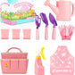 Kids and Toddler Gardening Set, Little Girls Gardening Set, Gardening Tools and Gifts for Kids Ages 4–8