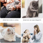 Pet Grooming Glove Hair Remover Brush Gentle Deshedding Efficient Pet Mitt Pet Massage Gloves Left & Right Hand Draw Dogs Cats Horses Long Short Fur (1Pair Left & Right Hand)